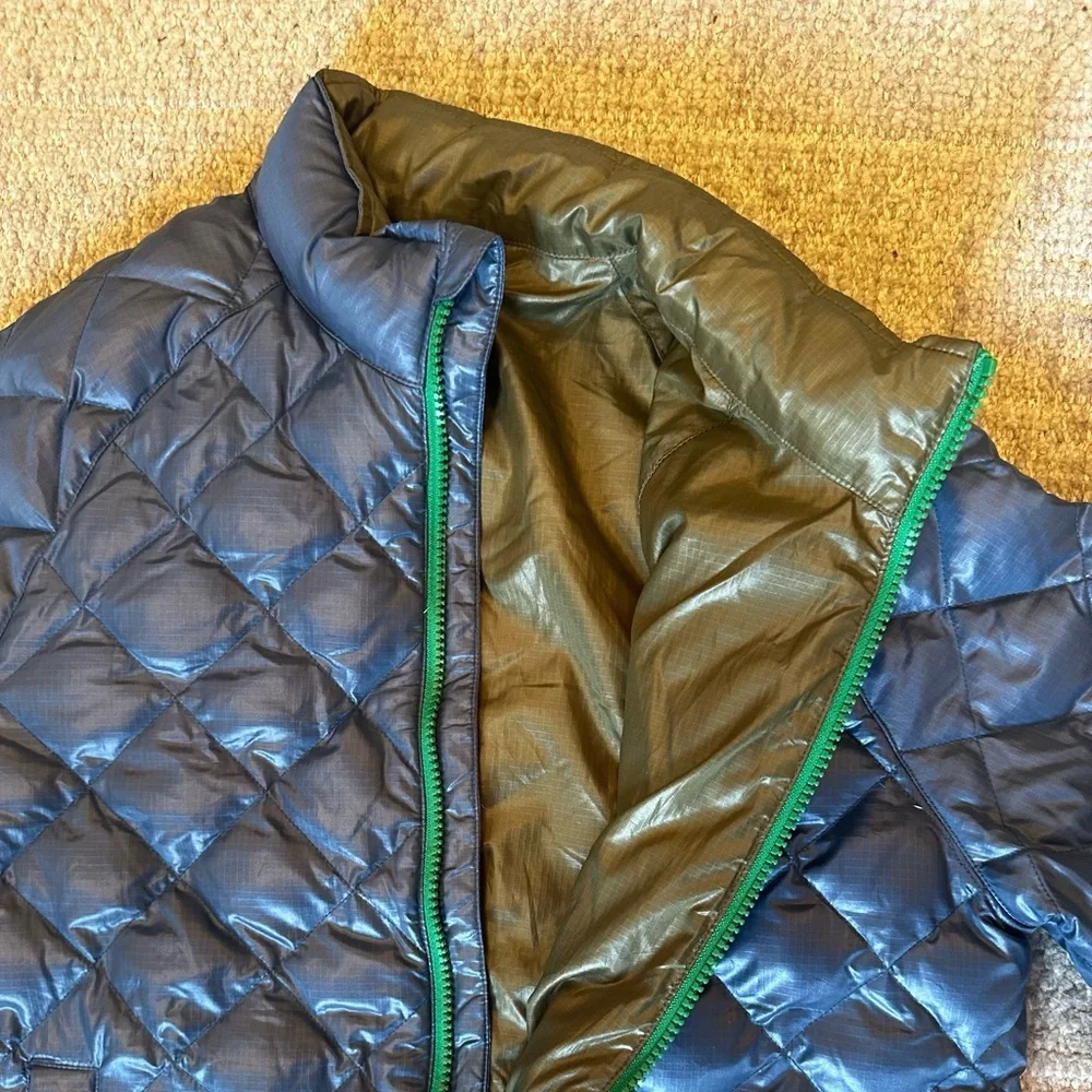 EUC Crewcuts  Kids Blue Quilted Reversible Jacket size 14